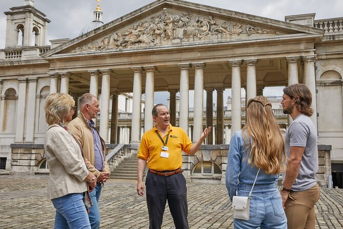 Blockbuster Film Tours - Old Royal Naval College, Greenwich - The Visitor Centre and naval artifacts: a smart add-on