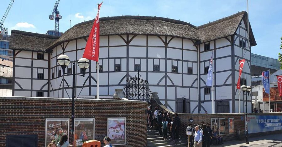 Booze, Brothels & the Bard: London's Bawdy Borough - The Globe Theatre: old site first, then the real thing