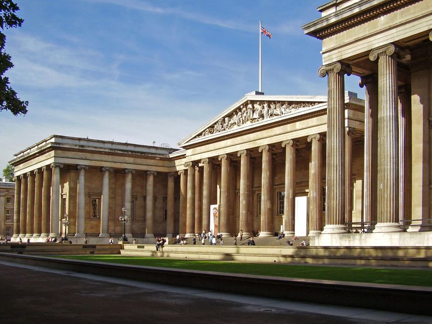 British Museum Tour: Rosetta Stone, Parthenon, Mummies - Entering the British Museum: fast start, big building energy