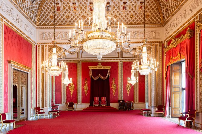 Buckingham Palace: Official State Rooms Entry Ticket - The Throne Room and coronation rooms: where the drama lives