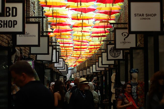 Camden Market - Music, Movies 10+ Food Tastings - Camden Market on foot: food tastings plus film-and-music vibes