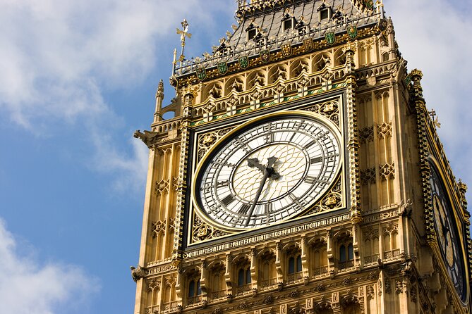 Changing of Guards, Big Ben, Tower of London, Beefeaters & Cruise - Big Ben and the Houses of Parliament: classic exterior viewing, tight timing