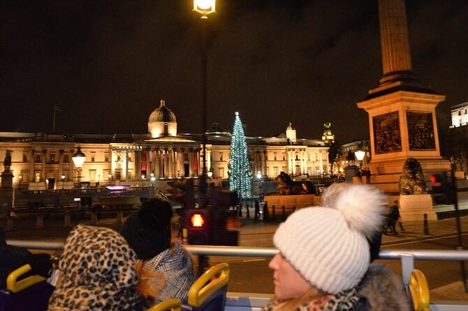 Christmas Lights Open-Top Bus Tour - Shopping Streets at Night: Festive Displays from Historic to High-End