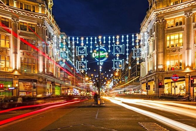 Christmas Lights Open-Top Bus Tour - The Christmas Tree and Government Seat Sights: Familiar London, Holiday Lighting
