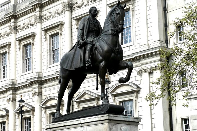 Churchill War Rooms & Wartime London Walk - Semi Private 8ppl Max - Horse Guards Parade photo stop at Whitehall