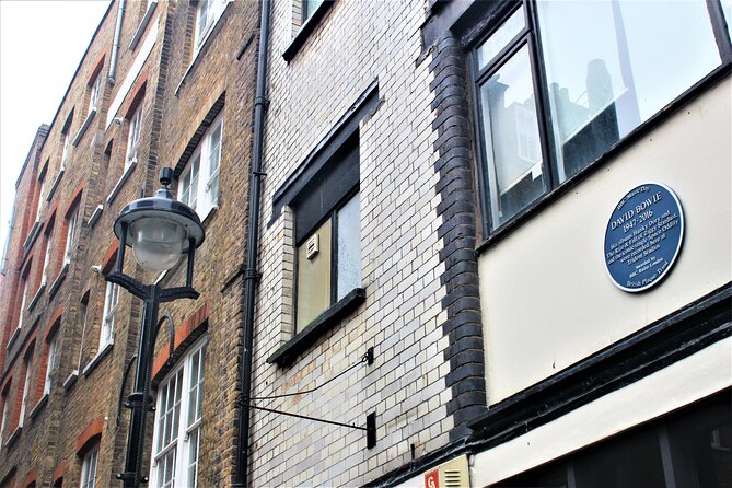 David Bowie Walking Tour of London - Stop 2 in Soho: Tin Pan Alley and the Rise and Fall album-cover moment