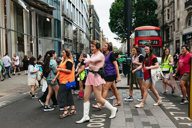 Drag Queen Disco Diva Tour - Silent Disco Walking Tour - What you’ll hear: pop classics, medleys, and sing-along energy
