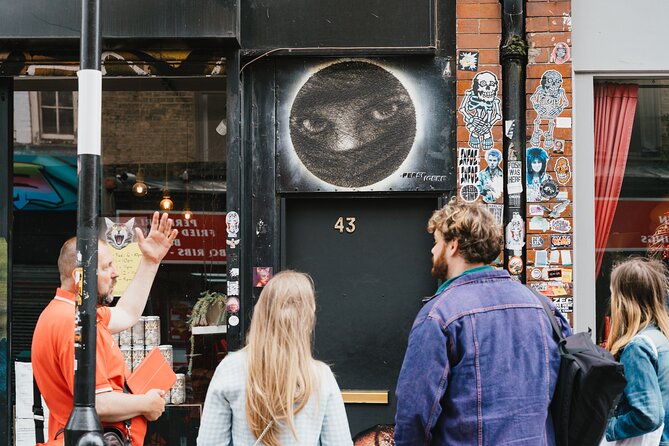 East End London Instagrammable Street Art and Graffiti Tour - Princelet Street: Stik’s resilience for the local community