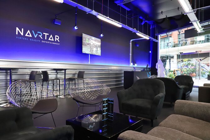 Epic 60 Minute Free-Roam Virtual Reality Experience at Navrtar - The bar break: food, drinks you pay for, and table games