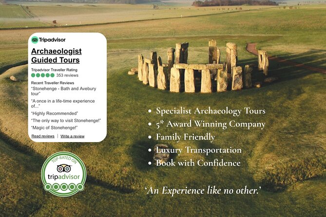 Expert Archaeologist - Private Stonehenge, Bath and Avebury Tour - Stonehenge: tickets, timing, and what your archaeologist will focus on