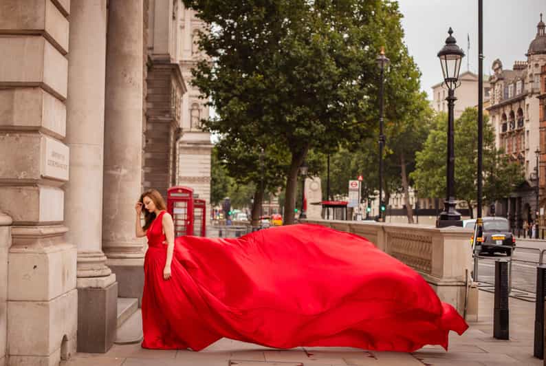 Flying dress professional photoshoot with pro photographer - Big Ben Flying-Dress Energy: Why This Setting Works