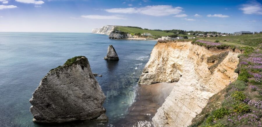 From London: 3-day Isle of Wight & the Southern Coast Tour - St. Catherine’s Down cliffs: sunset timing that feels worth it
