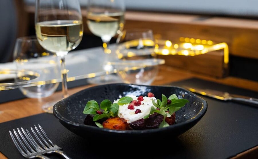 Gastronomic 6-course fine-dining dinner on Luxury London Bus - The Route From Victoria Embankment to Big Ben and Tower Views