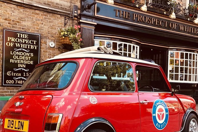 Half Day Tour in a classic Mini Cooper - Leake Street Arches and the Banksy Tunnel Area
