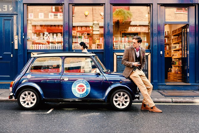 Half Day Tour in a classic Mini Cooper - One New Change Views: City Glimpses in a Short Window