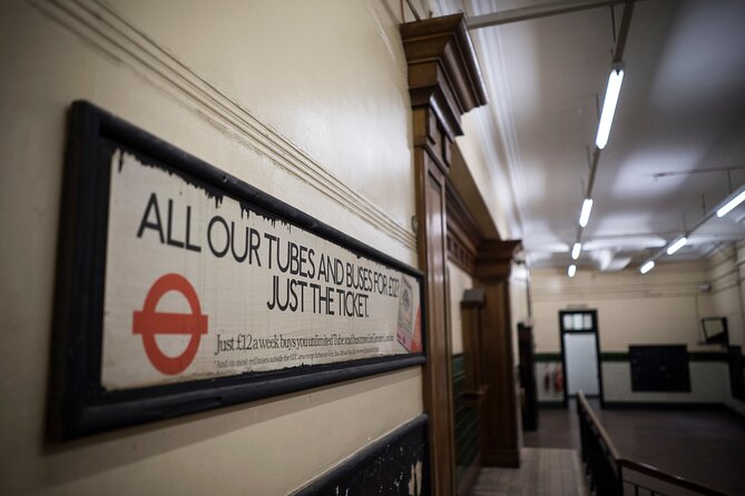 Hidden Tube Walking Tour of Aldwych Disused Station - Walking reality check: low lighting, stairs, uneven ground, and no elevator