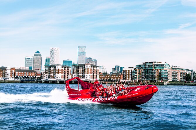 High-Speed Thames River Speedboat in London - Thames Rockets from the London Eye Pier to full-throttle thrills