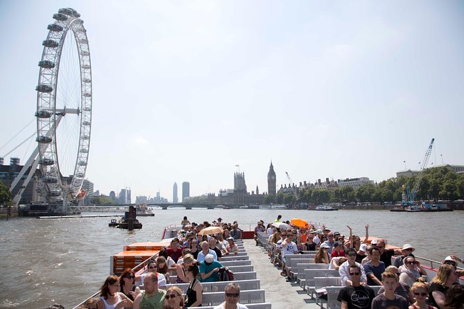 Hop-On Hop-Off Sightseeing River Cruise on the Thames - Onboard Comfort: Saloon, Open Deck, Toilets, and the Card-Pay Bar