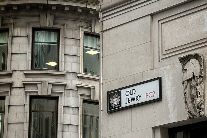 Jewish History Walking Tour in London - Stop 2: walking through the City’s core with famous names