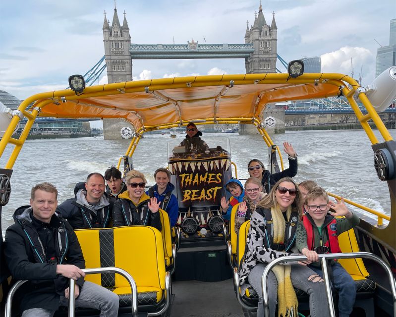 London: 40-Minute Thames Beast Jetboat Tour - What the Ride Feels Like: Music, Turns, and the Thames Barrier Moment