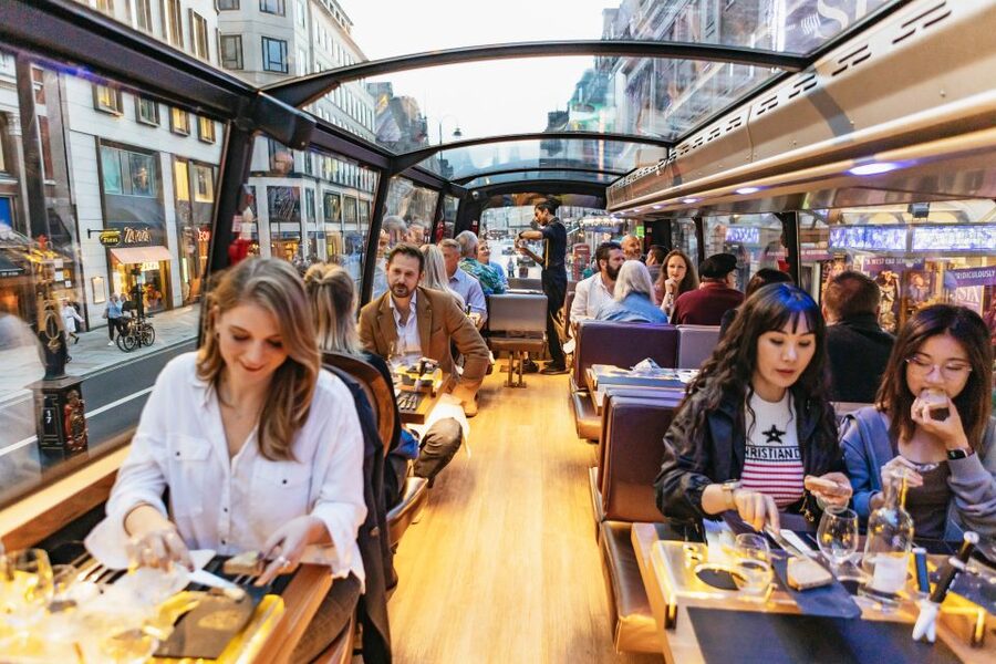 London: 6-Course Gourmet Dinner on a Luxury Coach - Entering The Victoria Embankment Meet-Up Zone