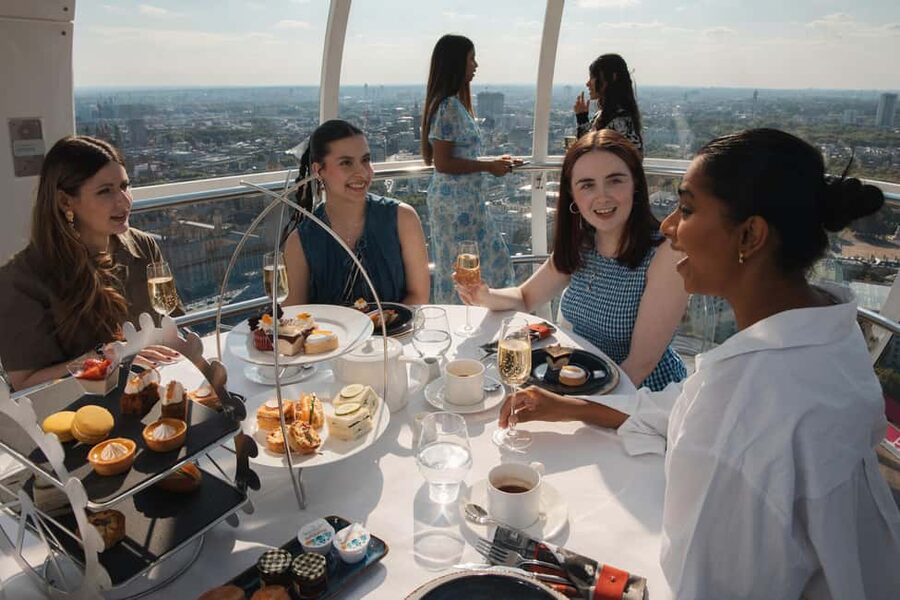 London: Afternoon Tea on the London Eye - Timing and leaving options: how to plan your photos and your day