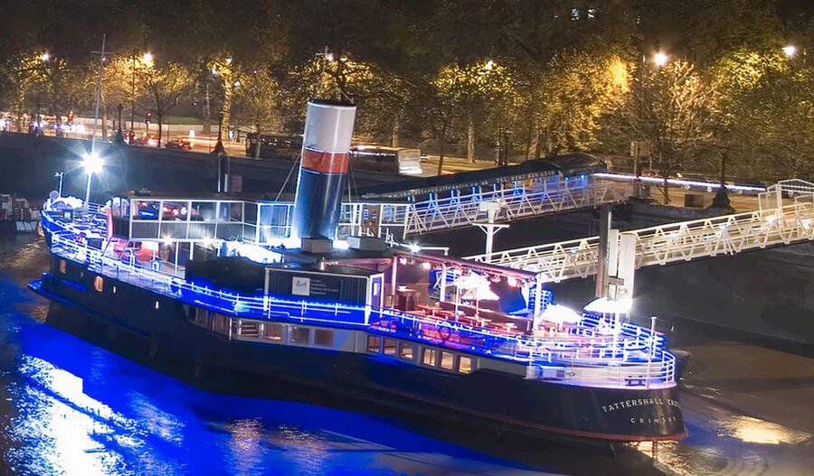London: Boat Show Comedy Club New Material Night - Pre-Show: The Floating Beer Garden and City Views
