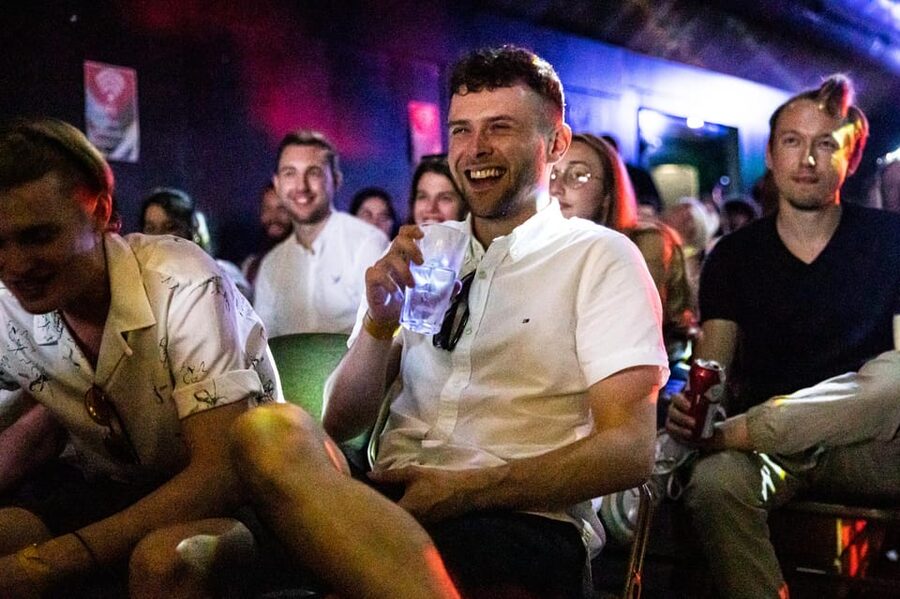 London: Bottomless Brunch Comedy - The Ding Dong Gong Show - The venue vibe: Big Belly Bar & Comedy Club feels like a party