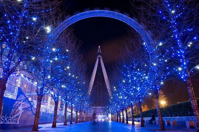 London by Night Bus Tour with Christmas Lights and Live Guide - The Route: London Eye Area to the Strand to the Westminster Lights