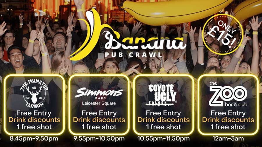 London : Central London Bar Crawl with discounts on drinks - Key things you should know before you go