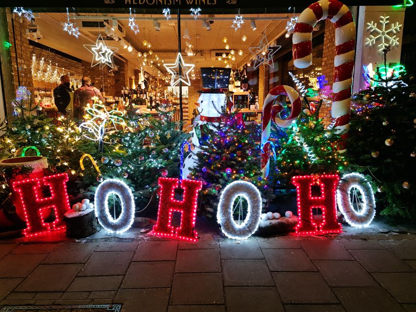London Christmas Lights Bike Tour - Shopping street lights and window magic: Sloane Square to Trafalgar Square