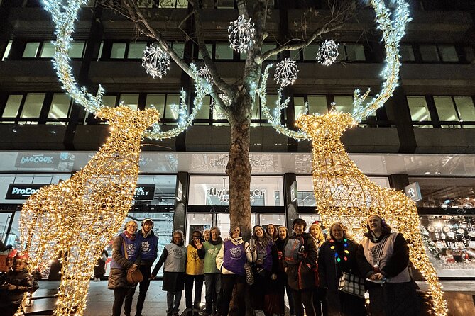 London Christmas Lights Guided Tour With Christmas Music - Starting at 2 Rathbone St: how the meeting works for a smooth evening