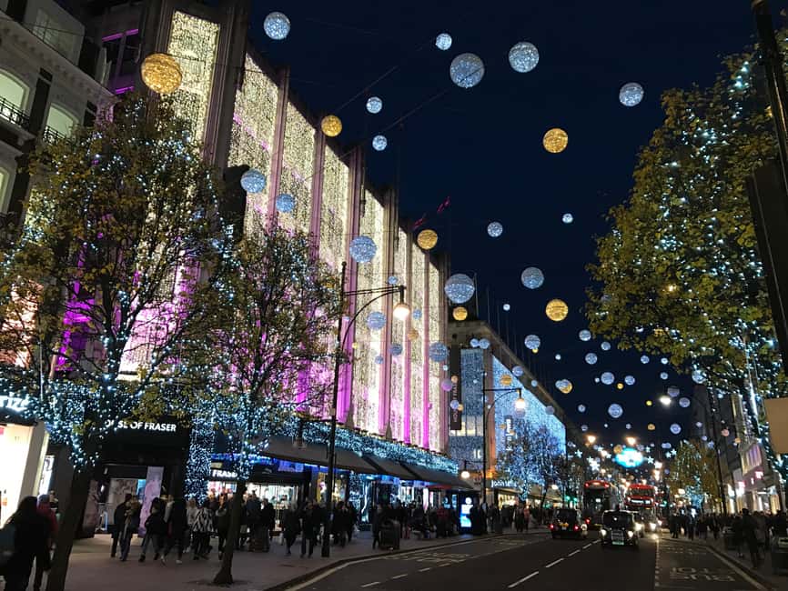 London: Christmas Lights Open-Top Bus Tour - What You’ll Experience From the Upper Deck