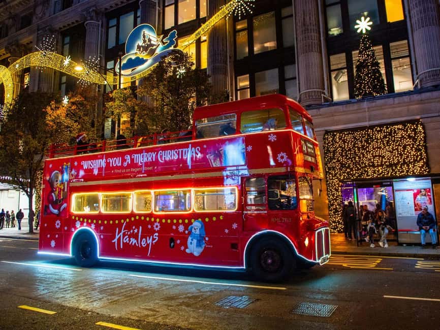 London: Christmas Lights Tour by Vintage Bus - Where you board at Embankment (and how to set yourself up)