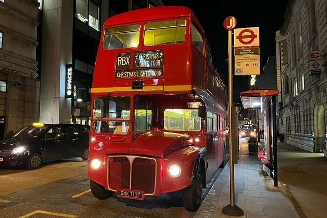 London: Christmas Lights Tour by Vintage Double-Decker Bus - The Vintage Bus Experience: Open-Top Views and Real Comfort