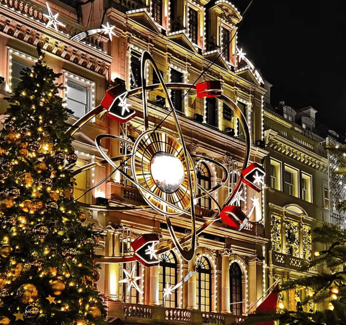 London: Christmas Lights Walking Tour - Covent Garden and Soho: whimsical details in the smaller moments