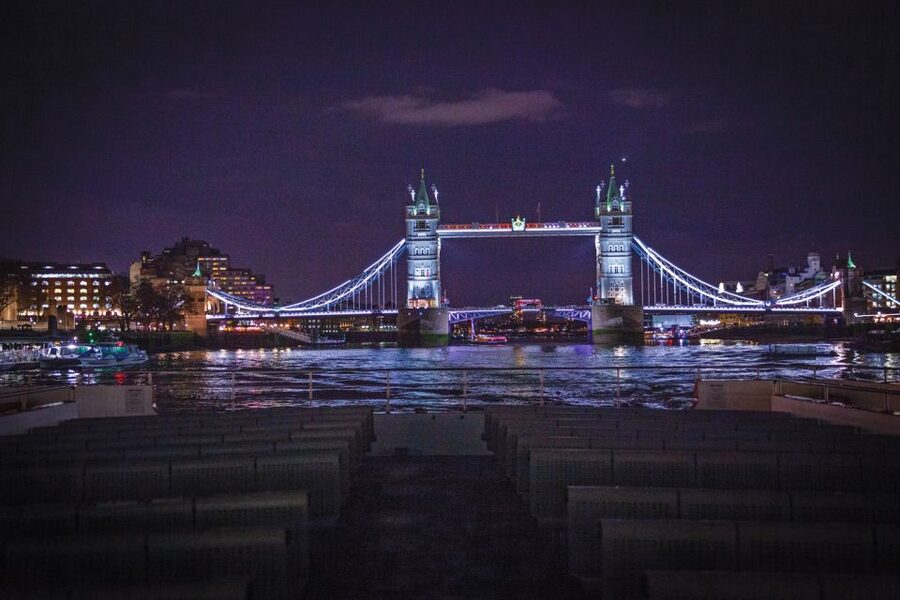 London: Christmas Party Dinner Cruise - The 3-course festive dinner: what’s on your plate