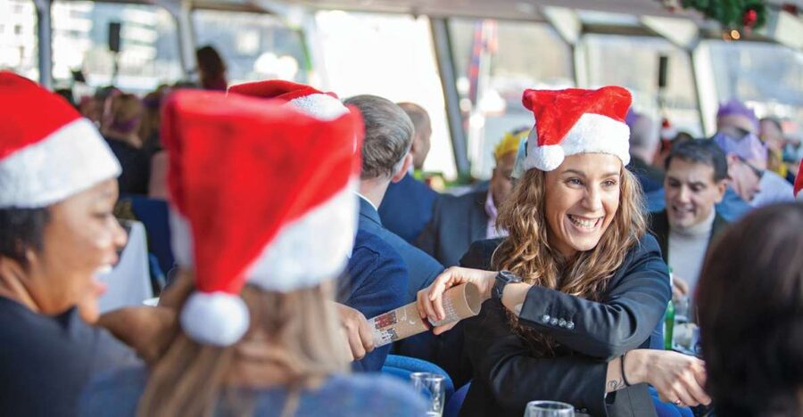 London: Christmas Party Lunch Cruise - The Thames route: landmark views that work best from the deck