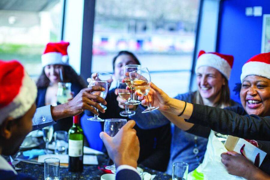 London: Christmas Party Lunch Cruise - Westminster Pier check-in: get on board without stress