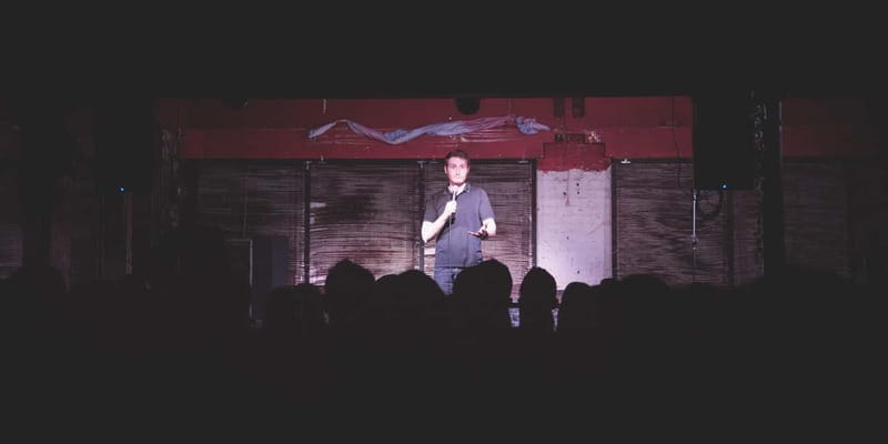 London Comedy Show at City Comedy Club - First Stop: City Comedy Club downstairs at Trapeze Bar