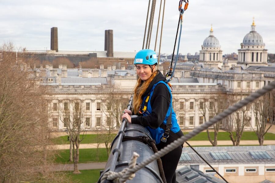 London: Cutty Sark Entry Ticket with Guided Rig Climb - Controlled abseil back down: the nice part after the nerve