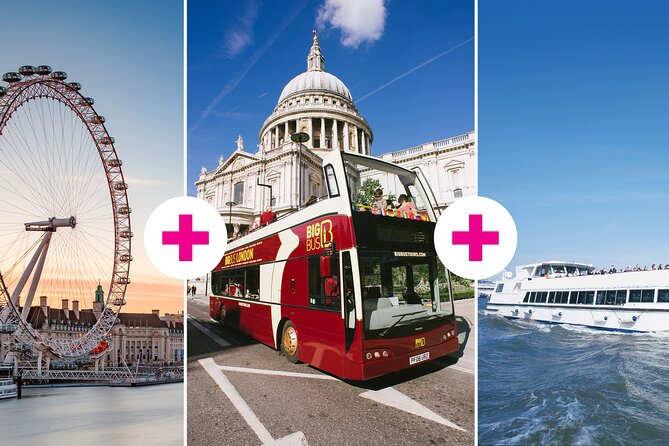 London Eye Ticket, Big Bus Hop-on Hop-Off Tour & River Cruise - Thames cruise reality check: one-way cruise, real views