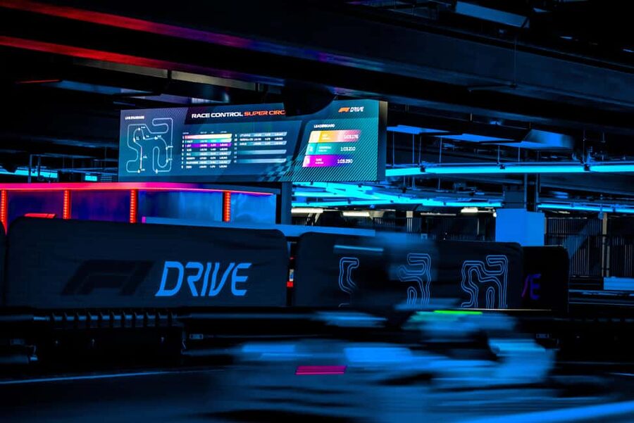 London: F1® DRIVE - The Official F1® Karting Experience - The Elite Race format: practice, qualifying, grid lights, and a podium