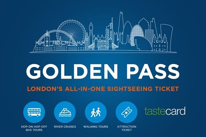 London Golden Pass: Multi-Attraction Access - The Golden Tours hop-on hop-off bus: 60+ stops with real-time guidance