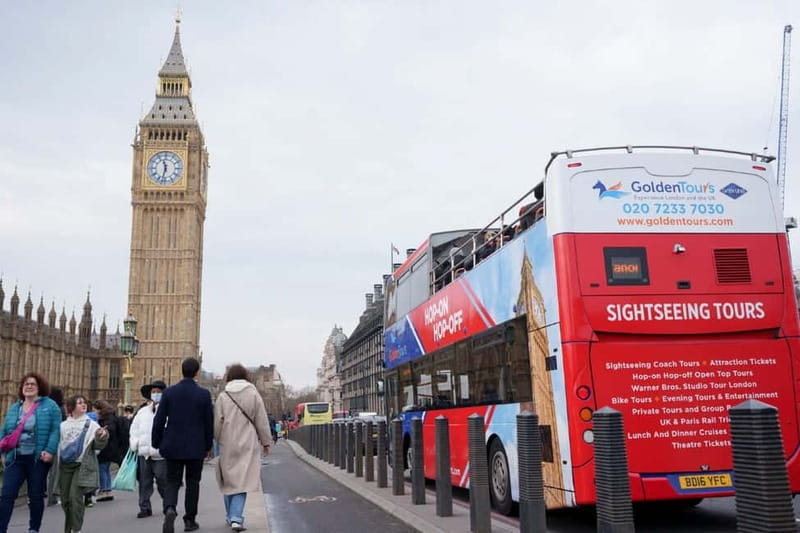 London: Golden Tours Gray Line Hop-on Hop-off Bus Tour - The free walking tours: Jack the Ripper and Royal London
