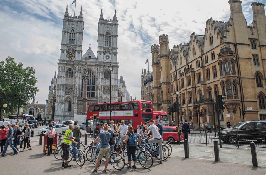 London: Guided Bike Tour of Central London - Getting started at 74 Kennington Road and what the ride is like