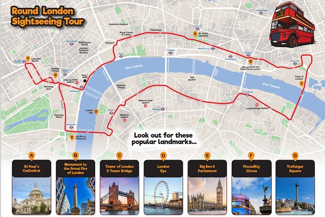 London: Guided Sightseeing Tour on a Vintage Open-Top Bus - Meeting at Embankment Stop 40B: Easy to Find, Easy to Start