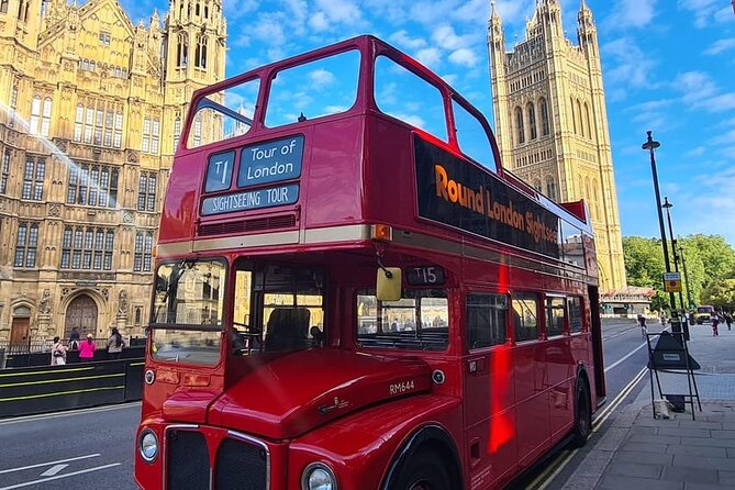 London: Guided Sightseeing Tour on a Vintage Open-Top Bus - Weather Reality: Pack for an Open-Top Ride