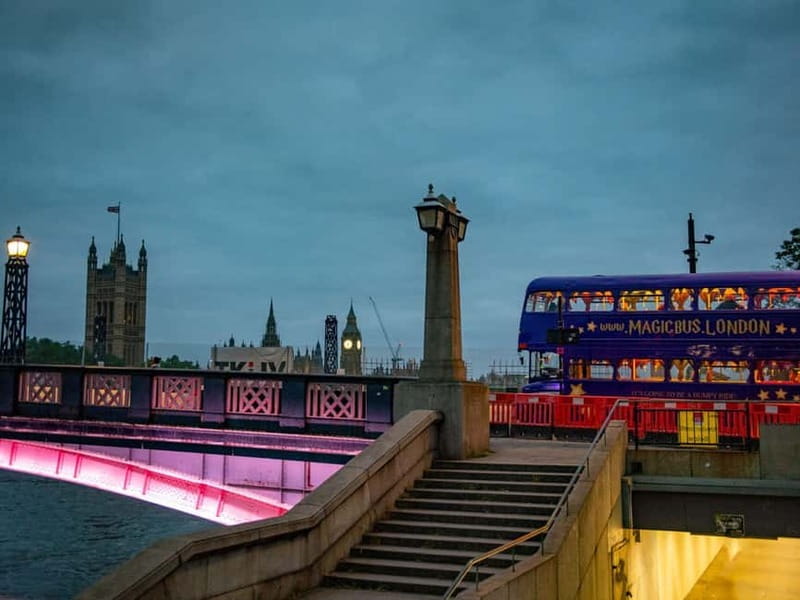 London: Harry Potter Film Locations Sightseeing Bus Tour - Lambeth Bridge: The Knight Bus Squeeze Moment