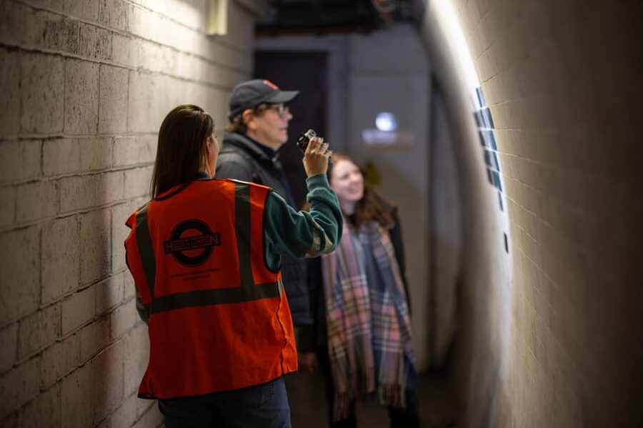 London: Hidden Tube Tour of Holborn's Secret Platforms - Entering the disused areas behind Holborn